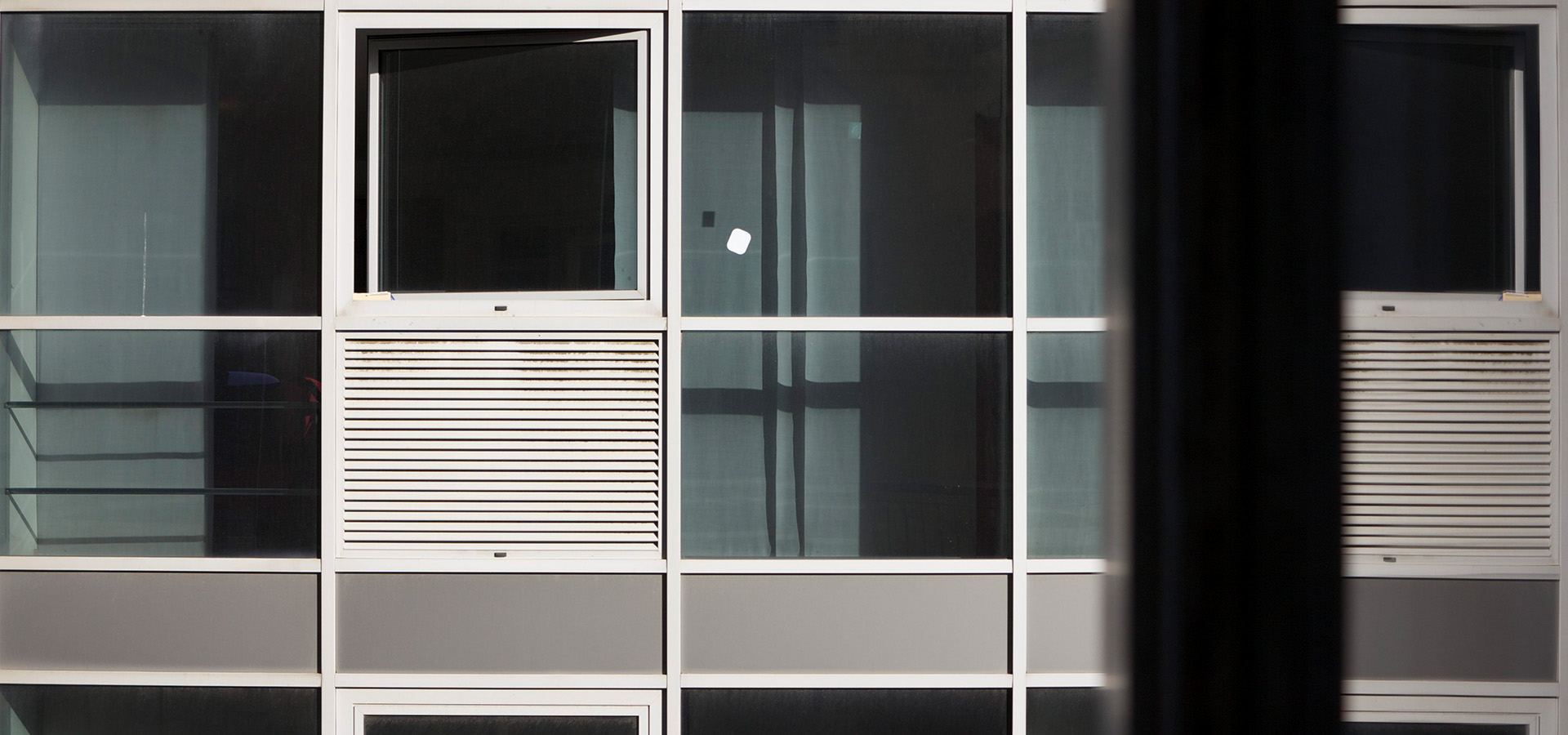 building-seen-through-window